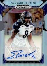 2019 Panini Prizm Draft Picks Autograph Prizms #251 Emmanuel Butler Auto Card RC