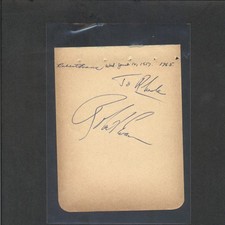 Robert Evans - Signed Autograph Book Page - Godfather - Chinatown