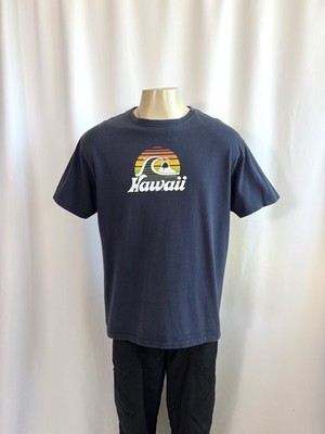 Vintage Y2K Hawaii Quicksilver Skate Tshirt Size Large