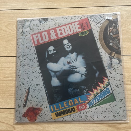 Flo & Eddie (Zappa T.Rex) illegal, unmoralisch & Mast. 1975 Rock Vinyl Album sehr guter Zustand +
