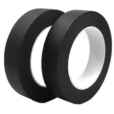 Black Painters Tape - 1 inch Wide, 2 Rolls 1 Inch X 55 Yards,2 Rolls,