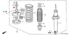 HONDA ACURA GENUINE OEM NSX Suspension Strut Mount Bushing Rear Shock Absorber