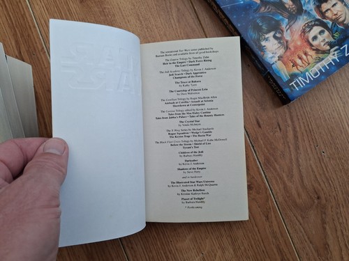 Star Wars Heir To The Empire Trilogy + 2 Paperback Book Bundle - Timothy Zahn - Picture 20 of 23