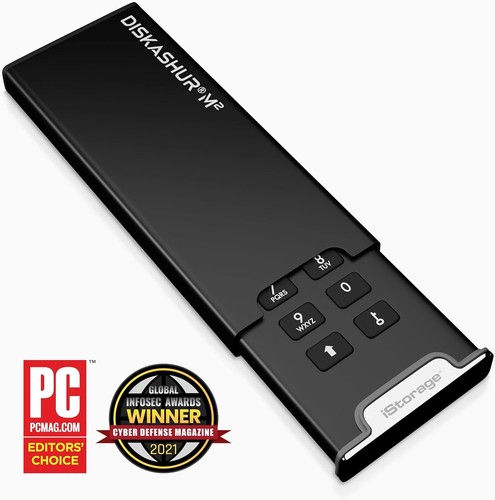 iStorage diskAshur M2 1TB – PIN authenticated, hardware encrypted USB 3.2 portab - 第 7/7 張圖片
