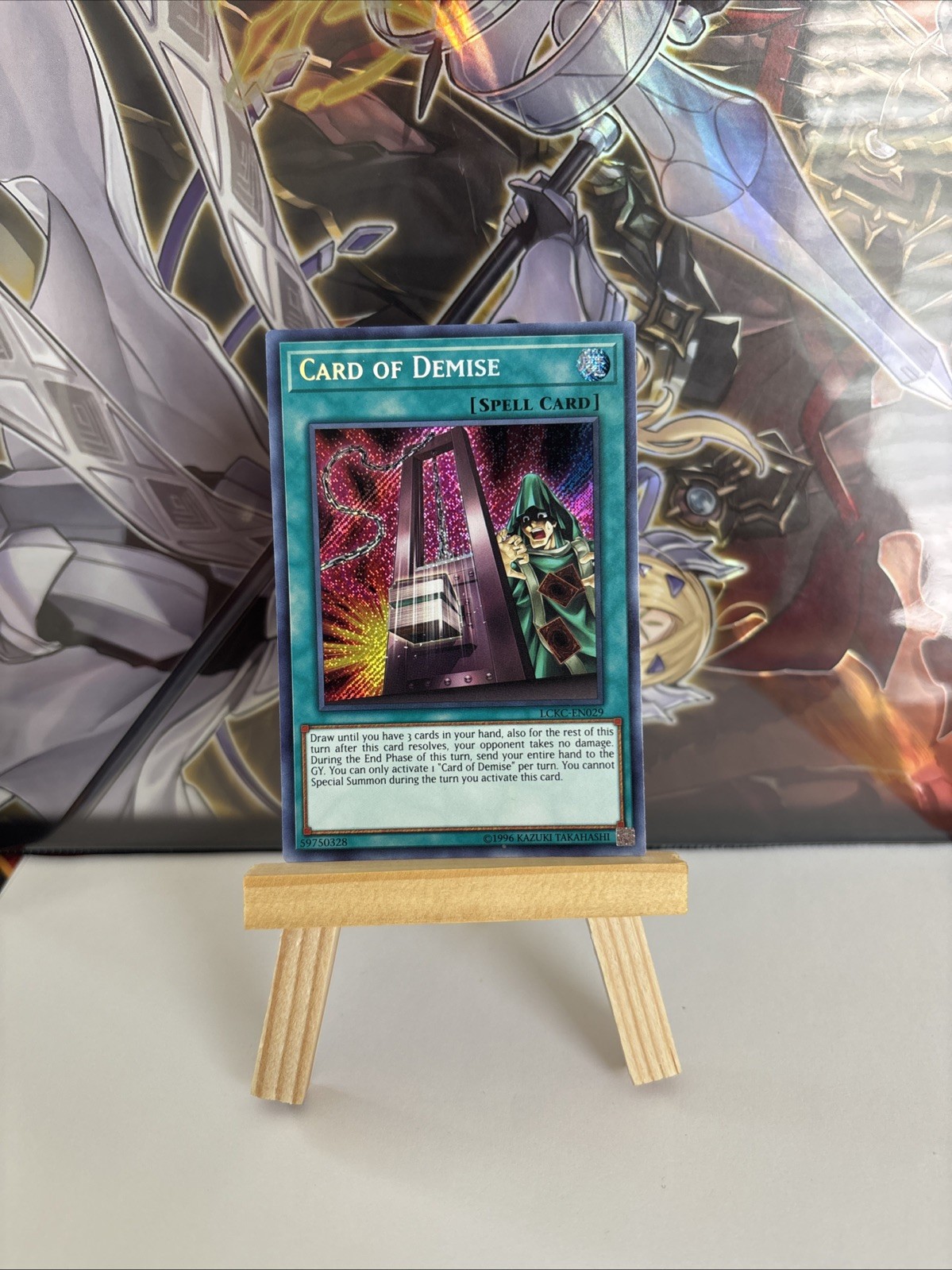 Card of Demise KC01-EN046 YuGiOh 25th Anniversary Ultimate Kaiba Set trading card — raw and PSA graded price guide