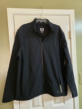 Mens Ogio Connection Full Zip Soft Shell Blac...