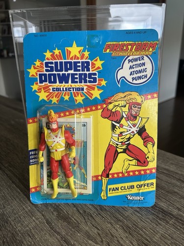 Vintage Kenner Super Powers 1985 Firestorm 23 Back MOC