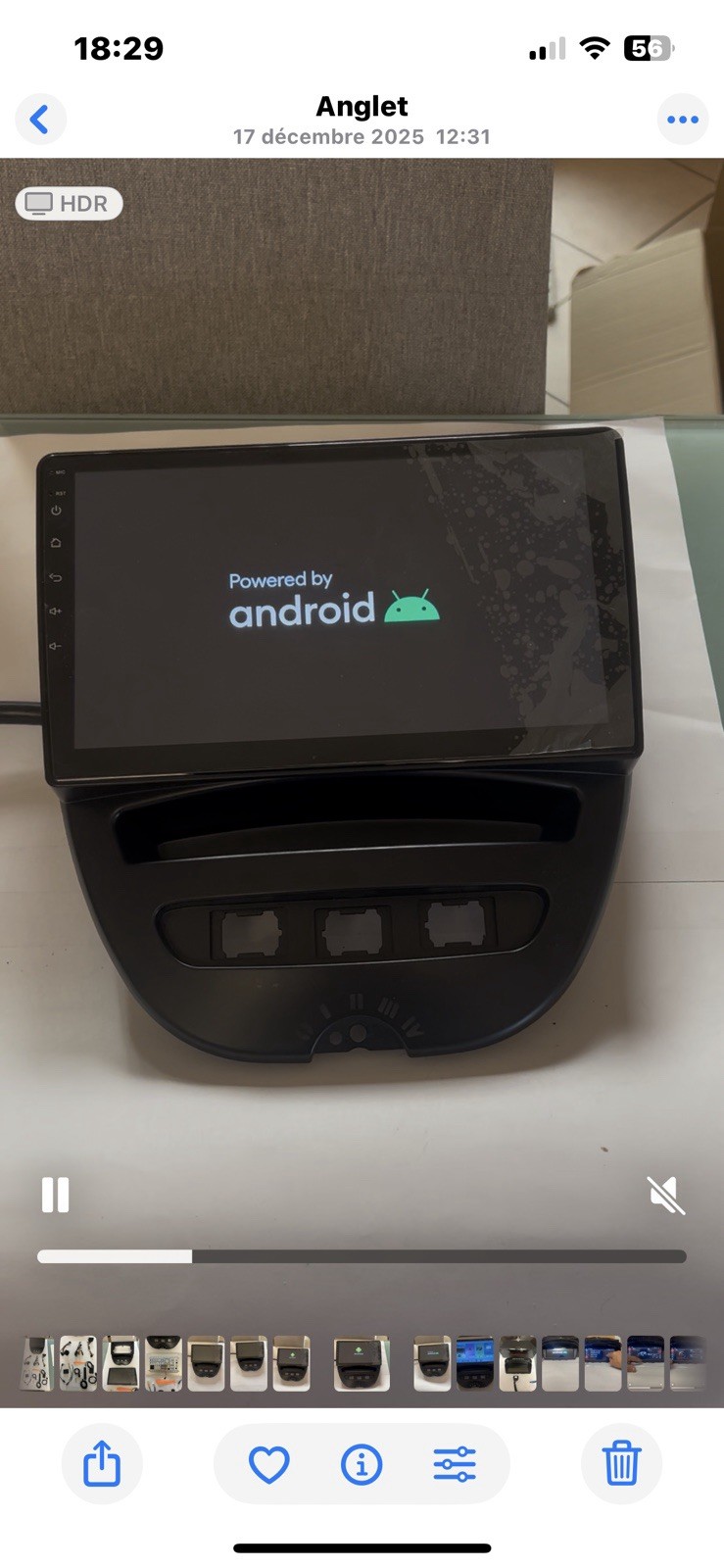 Autoradio Android Aygo C1 écran tactile pour remplacer votre ancienne radio cassette de voiture