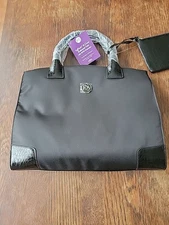 Joy Mangano Tuff Tech & Croco Embossed Tote Bag With RFID Protection