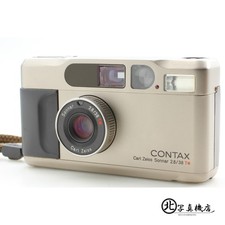 All Works MINT Contax T2 Titan Silver 35mm Film Camera From TOKYO