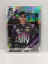 2020 Donruss #18 Jimmie Johnson Optic Silver Prizm Racing Insert NASCAR Card