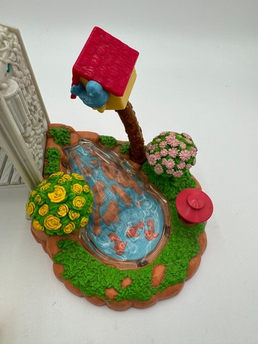 Fisher Price Loving Family Dollhouse Backyard Garden Koi Pond Sounds Lights Work - Picture 2 of 13