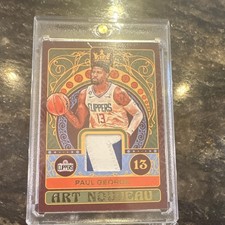 2022-23 Panini Court Kings Art Nouveau Prime Paul George #AN-PGL Clippers /25