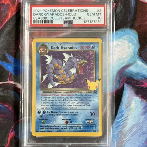 New ListingPokémon Dark Gyarados Holo 8/82 Celebrations Classic Collection PSA 10