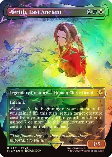 Aerith, Last Ancient CHOCOBO TRACK FOIL - 0471 - Final Fantasy FIC MTG