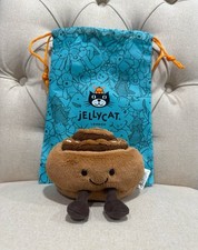 Jellycat Amuseables Cidney Cinnamon Bun Plush Toy With Tags With Dust Bag