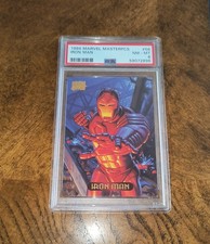 Iron Man #56 1994 Fleer Marvel Masterpieces PSA NM-MT 8