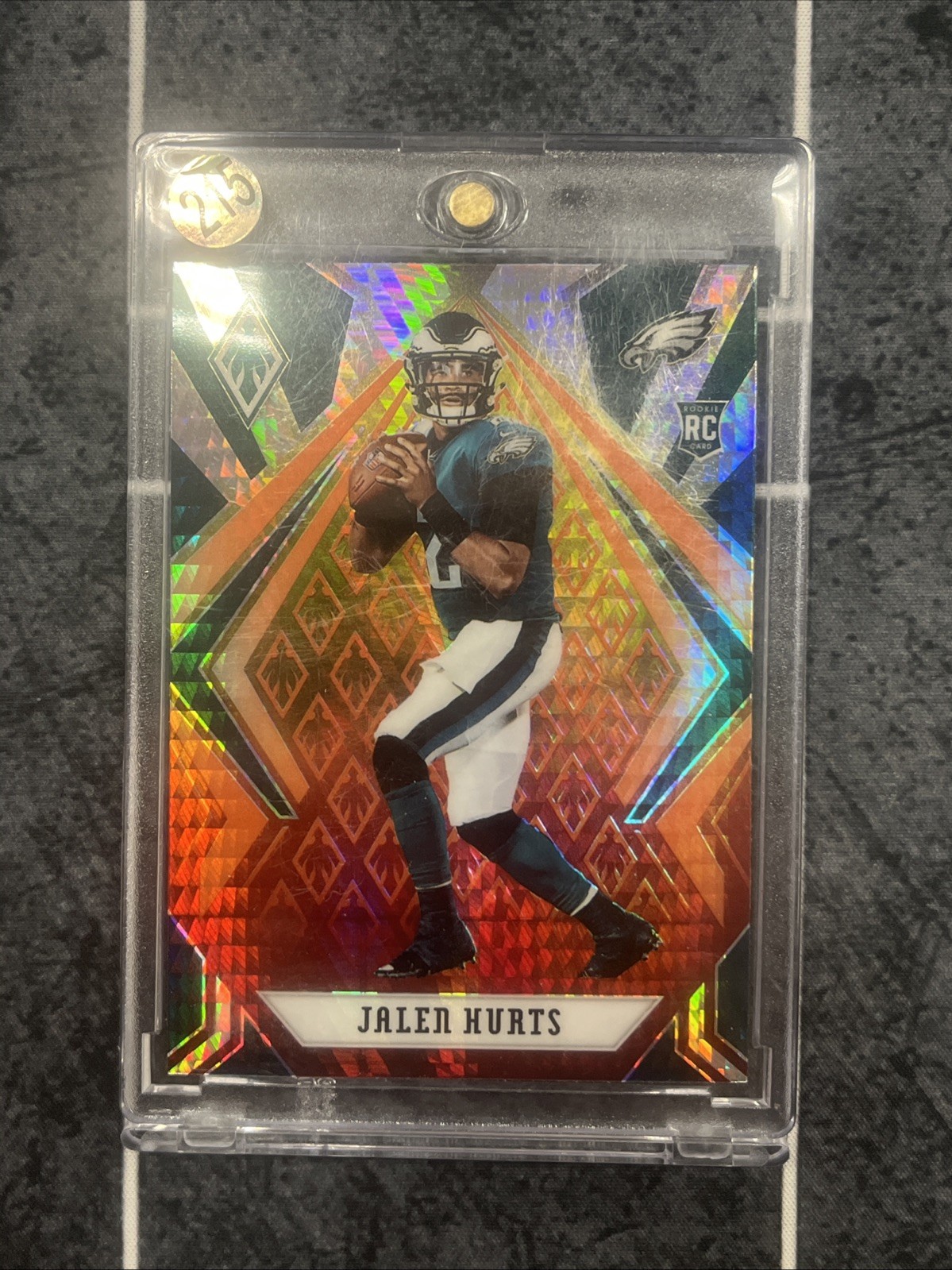 2020 Panini Phoenix - Rookies Jalen Hurts #114 Fire Burst (RC)