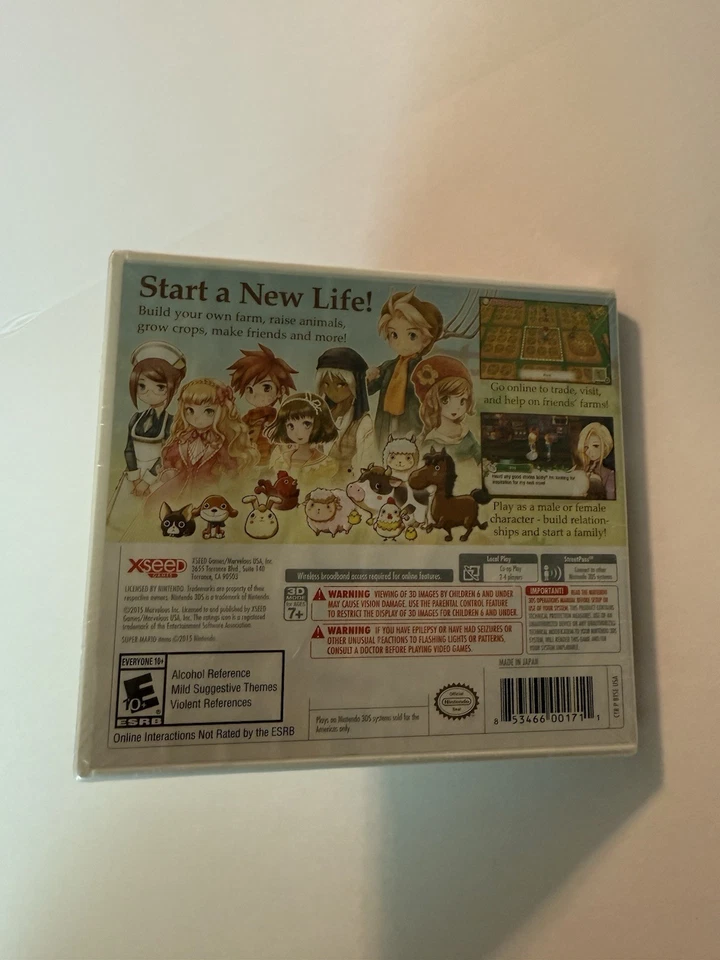 Story of Seasons for Nintendo 3DS NEW SEALED + Rabbit Plush Bundle - Image 2 of 4