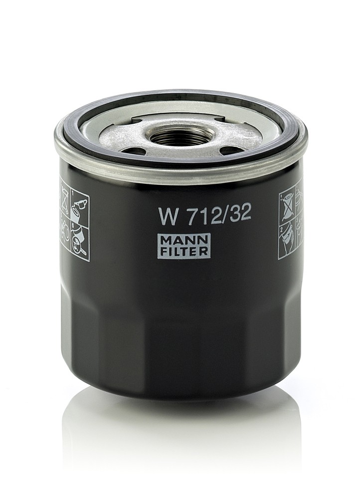 MANN-FILTER W 712/32 Oil Filter for OPEL