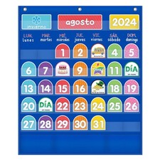 20" x 24"Monthly Calendar Pocket Chart ClassroomClassroom Calendar Pocket Cha...