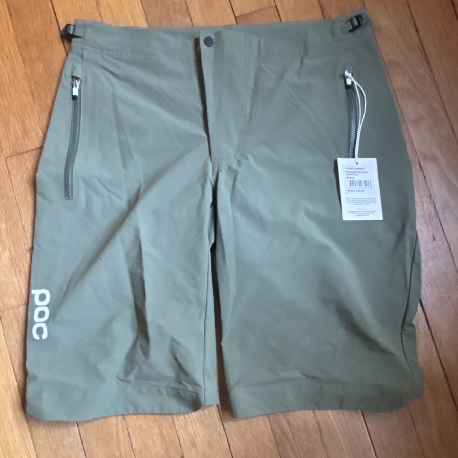 POC Essential Enduro Shorts Women's Medium Epidote Green Cycling