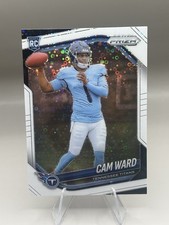 2025 Cam Ward Panini Prizm White Disco Prizm #352  Tennessee Titans Rookie RC