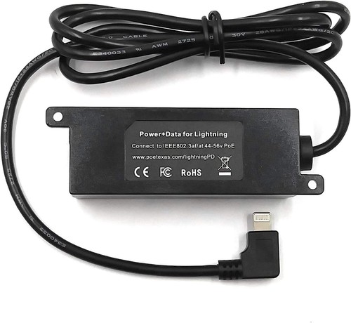 PoE Texas - Power & Data Over Ethernet Adapter for Apple - PT-GAF-Lightning-PD - Afbeelding 2 van 3