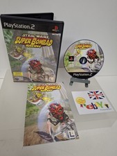 STAR WARS SUPER BOMBAD RACING SONY PLAYSTATION 2 GAME & MANUAL CLEAN DISC UK PAL
