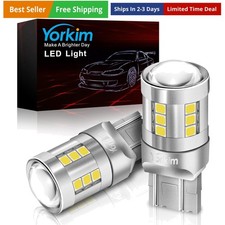 7443 White, 6500K high bright 7440 with projector T20 W21W 7440NA Replacement...