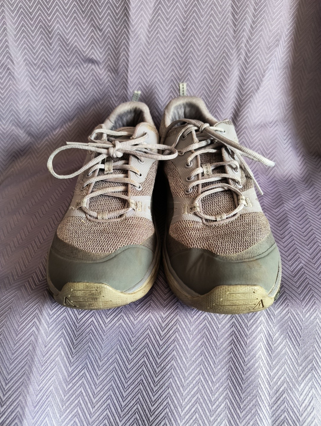 Keen "Terradora" impermeabile grigio tweed casual allacciato Oxford escursionismo donna 10 W