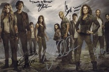 THE 100 Multi Signed Cast Photo - 8"x 12" GENUINE SIGNED AUTOGRAPHS
