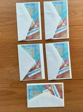 Vintage American Greetings Rosh Hashanah Cards Five Cards Five Envelopes 1990’s