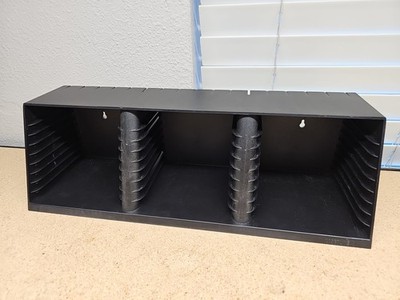 Laserline CD Rack Stores 24 Single CDs + 3 Double CDs Wall Mount Storage Stand