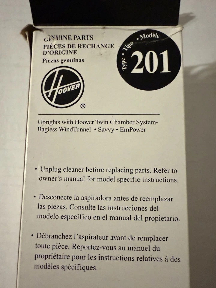 Hoover Hepa Vacuum Filter Style 201 For Windtunnel 40140201 NEW In Box - Image 4 of 4