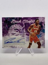 CLINT CAPELA 2021-22 Panini Court Kings Brush Strokes AUTO RUBY SP /25  Hawks