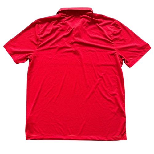 Nike Indiana Fever Polo Shirt Mens Large Red WNBA Caitlin Clark Dri Fit Golf - Picture 7 of 10