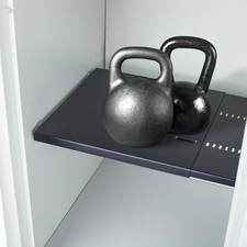 Metal Adjustable Locker Shelf Heavy Duty -Coated Steel Locker Organizer for...