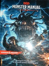 D D Monster Manual Dungeons  Dragons 5th Edition Core Rulebook New Rare Hardbac
