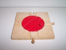 Wooden Train 4 Way Turntable Fits BRIO Thomas