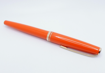Montblanc Generation with 14K Gold Nip Orange Fountain Pen | eBay
