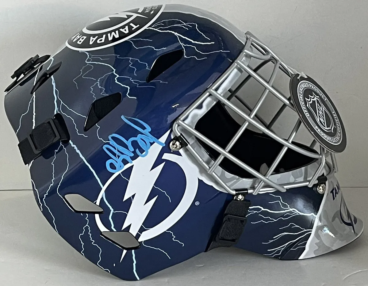 Tampa Bay Lightning goalies get new masks for the upcoming season