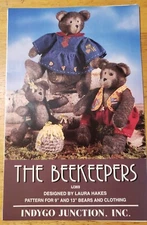 Indygo Junction The Beekeepers Sewing Pattern for 9" & 13" Bears & Clothing
