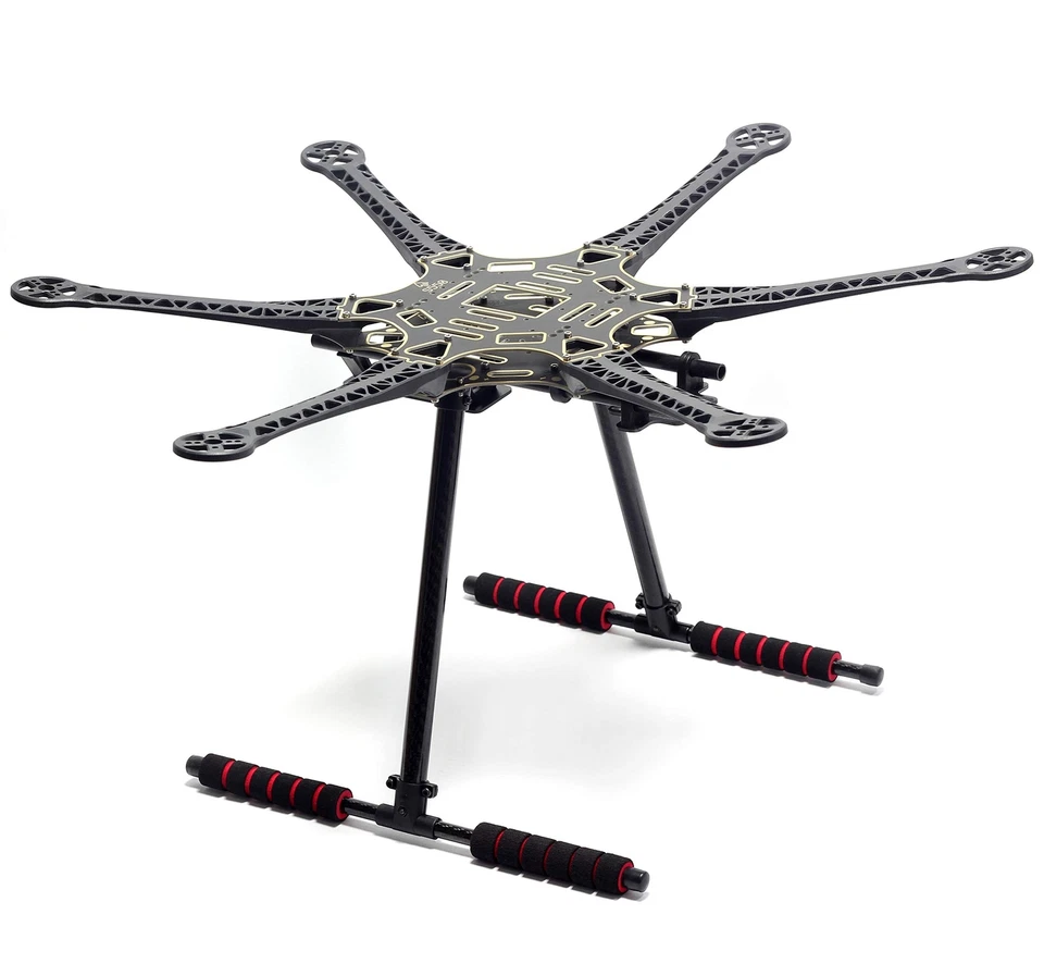 S550 Hexacopter Frame Kit 6-Axis Drone Flame with Carbon Fiber Landing Gear - Image 2 of 4