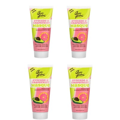 4x Queen Helene Avocado & Grapefruit Maske Normale bis Trockene Haut, 6 oz/170 g