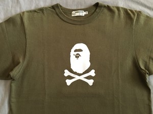 bape crossbone tee