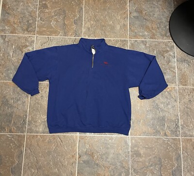 Sport-Tek By Port Authority - 1/4 Zip Mens Heavyweight Navy Sweatshirt XXL