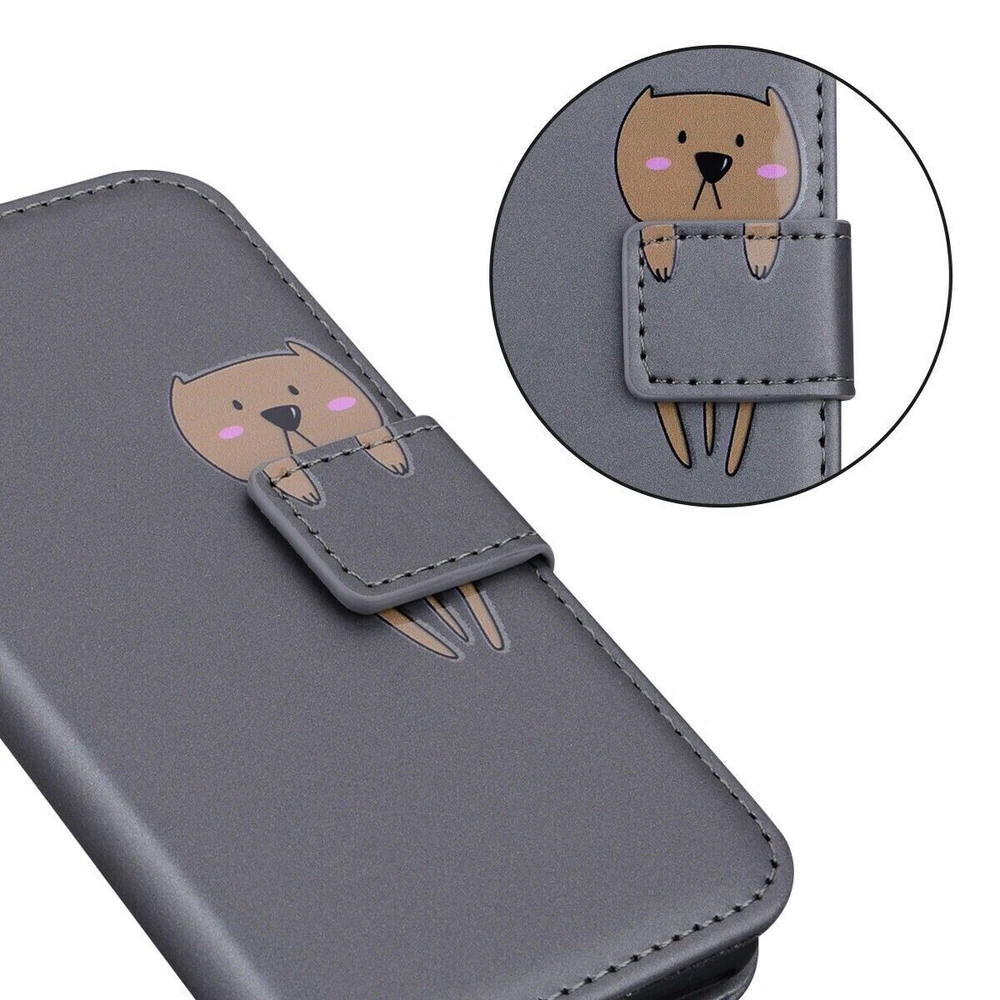 Leather Wallet Flip Phone Case for iPhone 15 14 13 Pro Max 12 11 Xs XR Cover