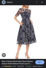 Eliza J. Mother of Bride OR Fancy Holiday Party Dress