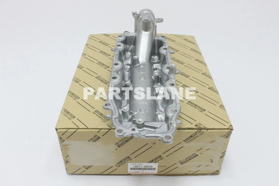 Cubierta intercambiadora de calor genuina OEM 16877-38030 para Lexus GS350 GS460 LS460 LS600hL Foto 3 de 4